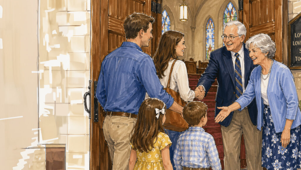 coming to church